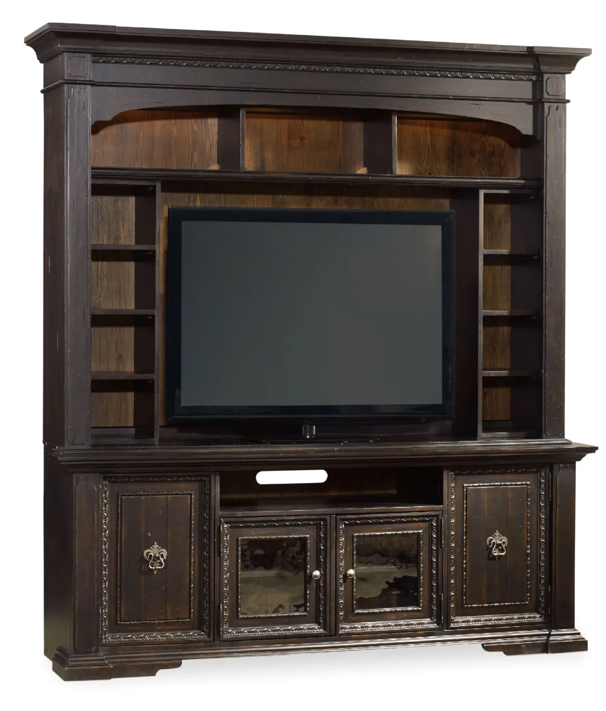Hooker Furniture Home Entertainment Treviso Two Piece Entertainment Group