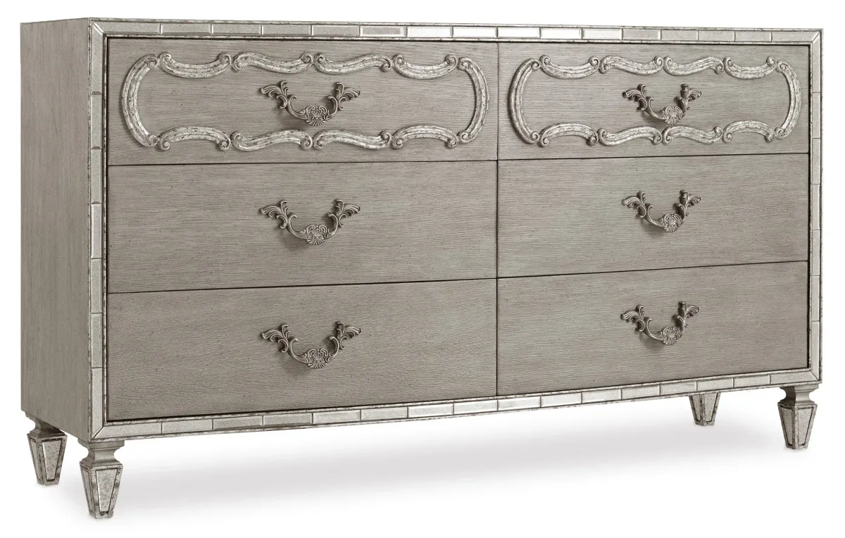 Hooker Furniture Bedroom Sanctuary Six-Drawer Dresser