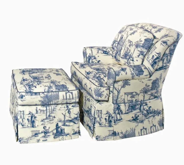 Sarah Skirted Ottoman