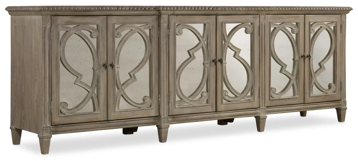 Hooker Furniture Living Room Solana Six Door Console