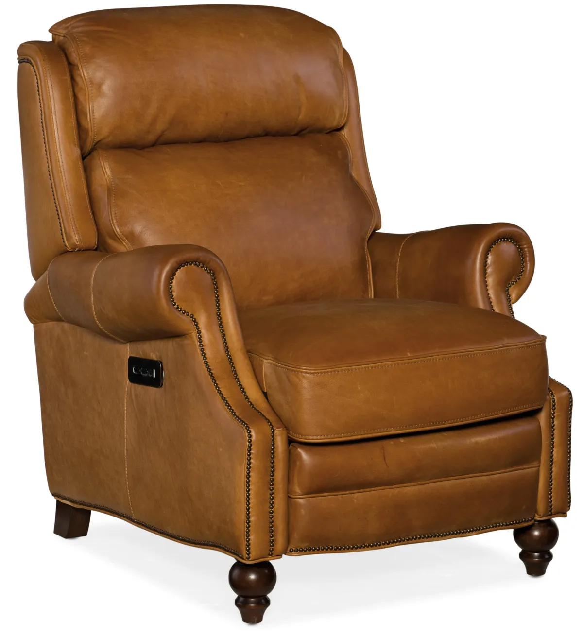 Hooker Furniture Living Room Fifer Power Recliner with Power Headrest