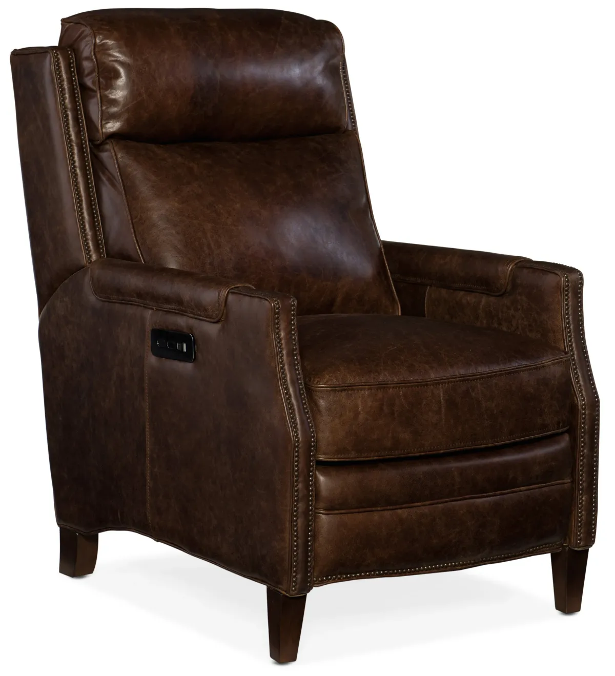 Hooker Furniture Living Room Regale Power Recliner with Power Headrest