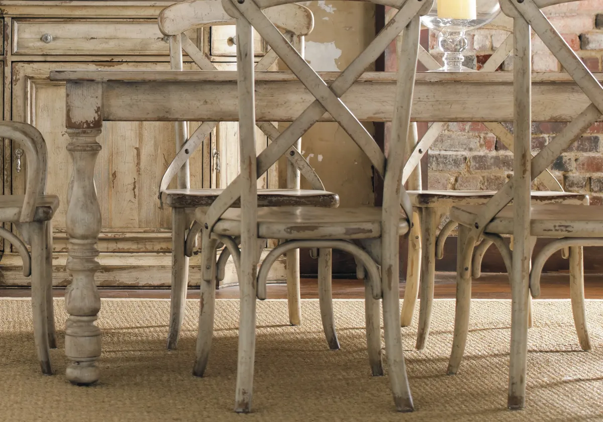 Hooker Furniture Dining Room Wakefield Rectangle Leg Dining Table