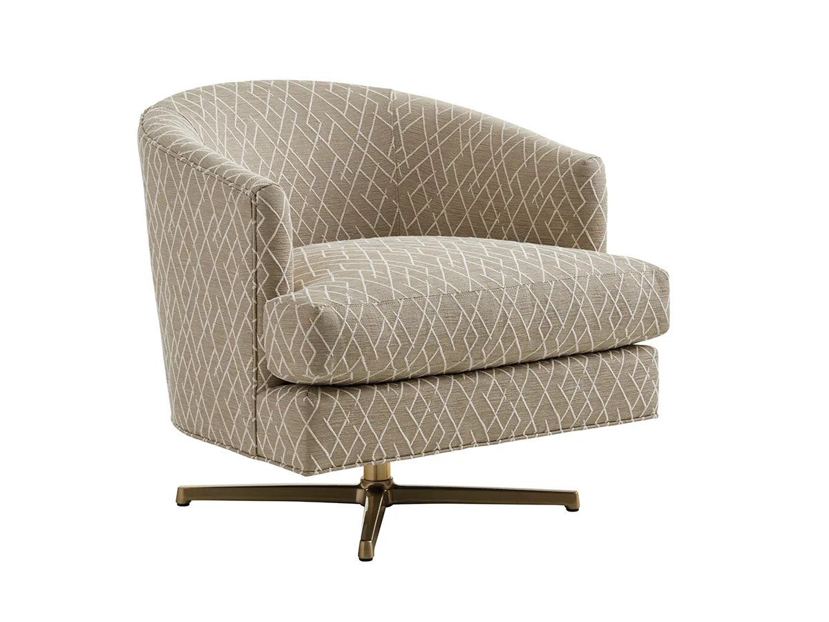 Zavala Graves Chair Brass Base