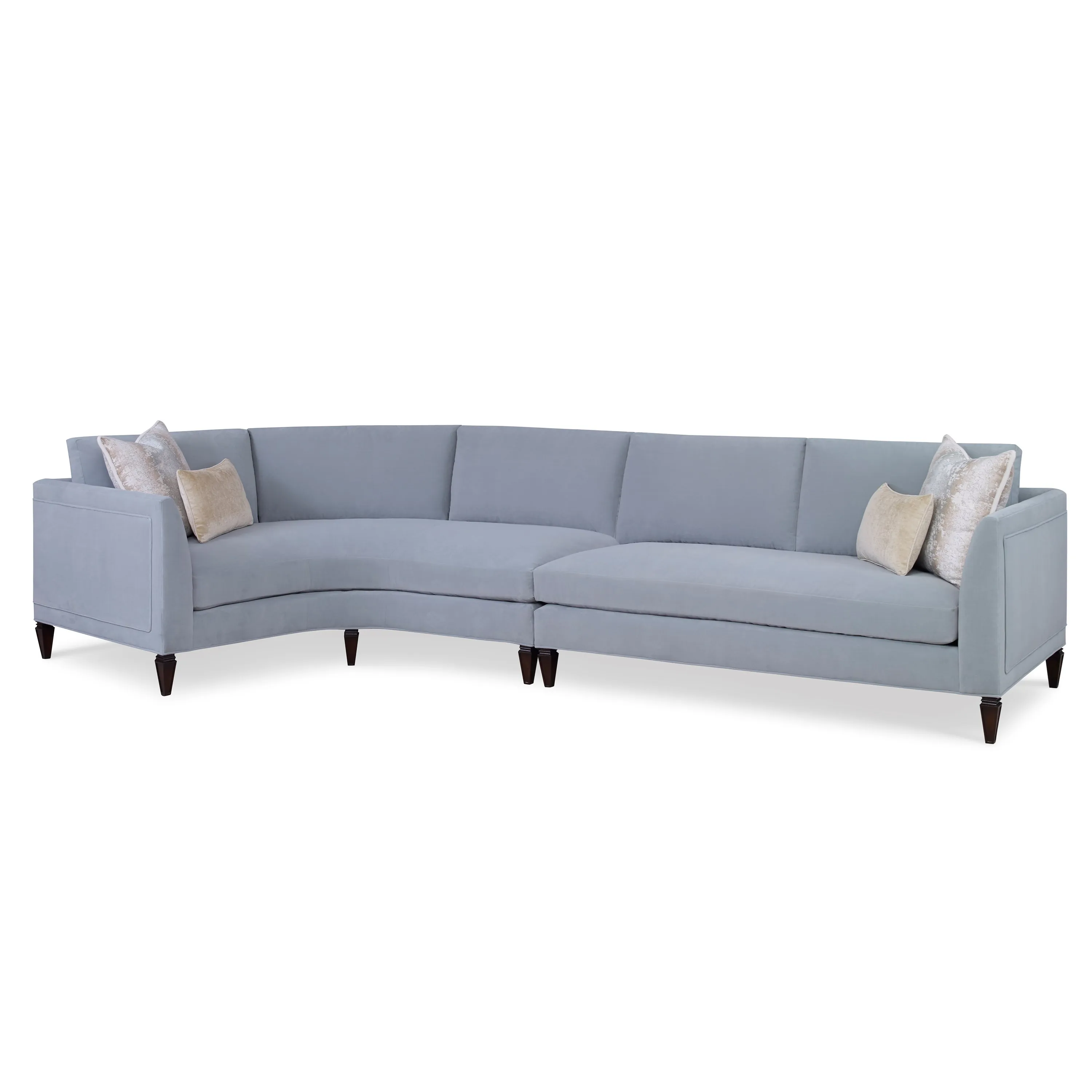 Pillow Talk Right Arm Curved Loveseat