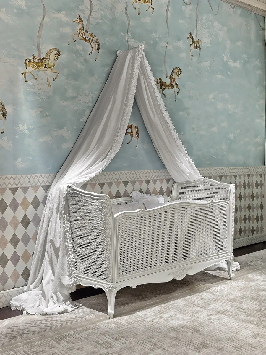 Nabuk and fabric bedside table