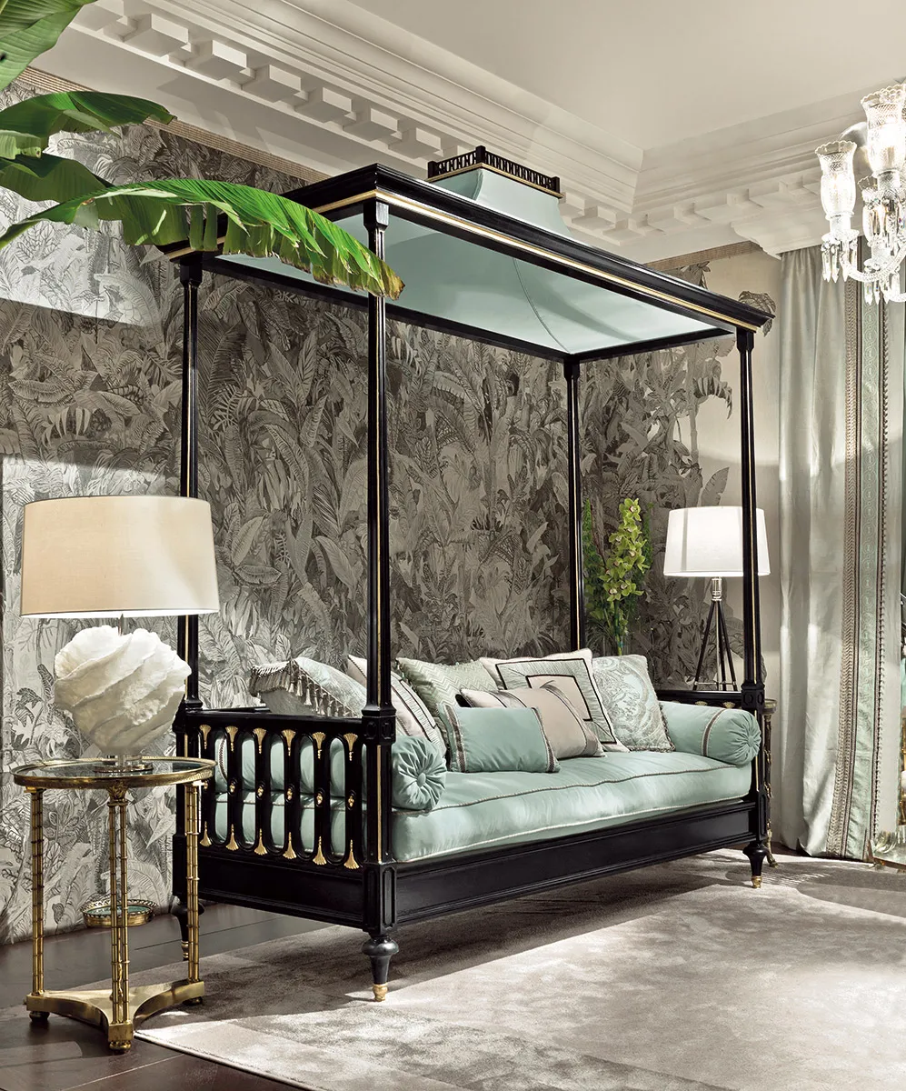 Brass cocktail table with glass top