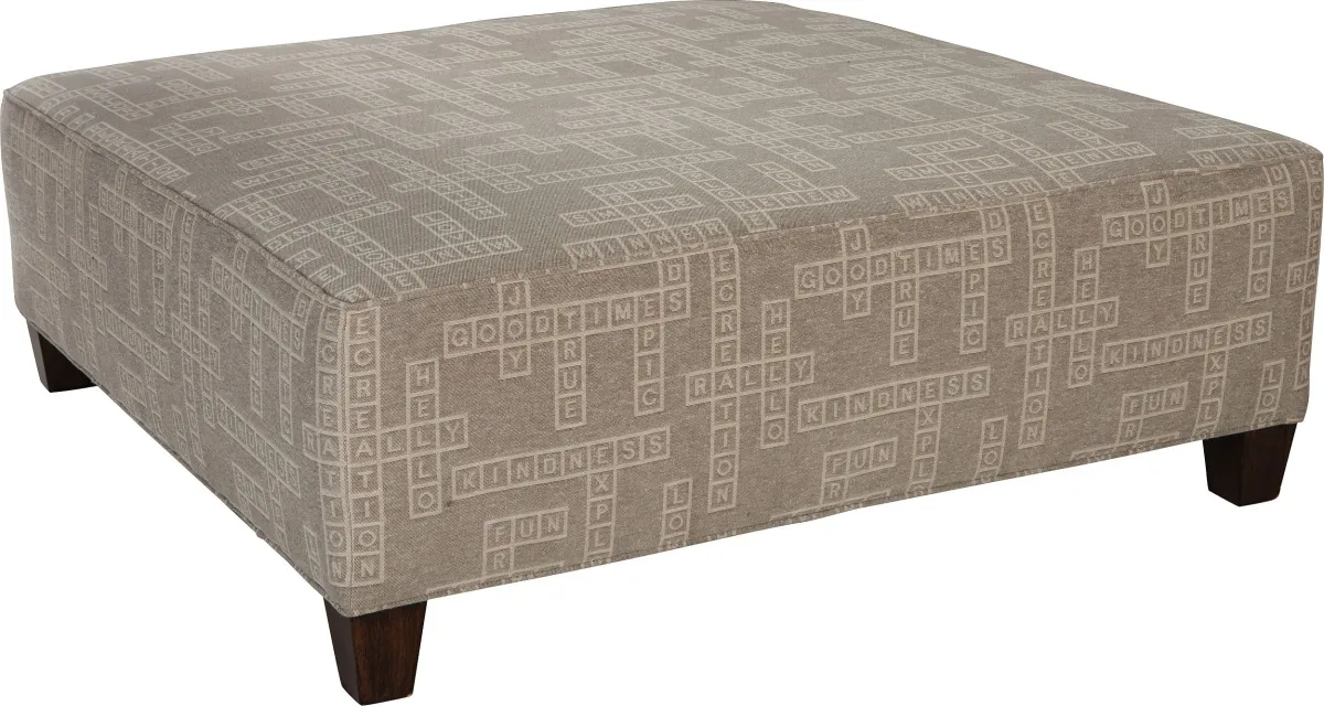Brooklyn Square Plain Top Ottoman (No Nails)