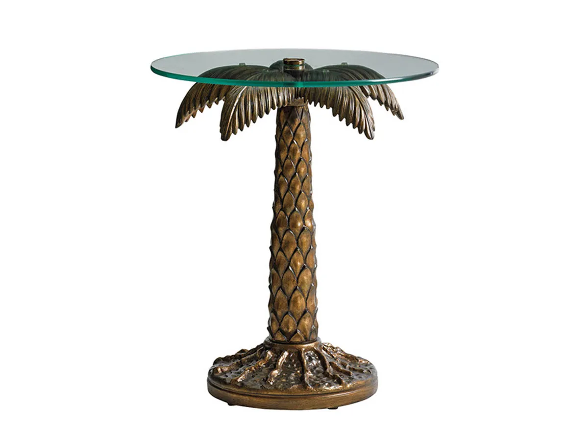 Alfresco Living Palm Tree Table W/20 Tempered