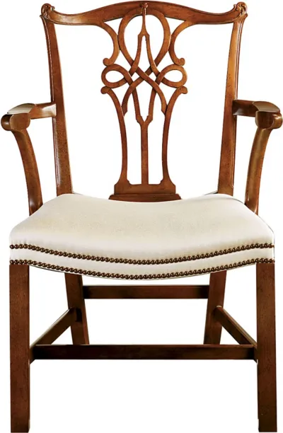 George III Mahogany Arm Chair