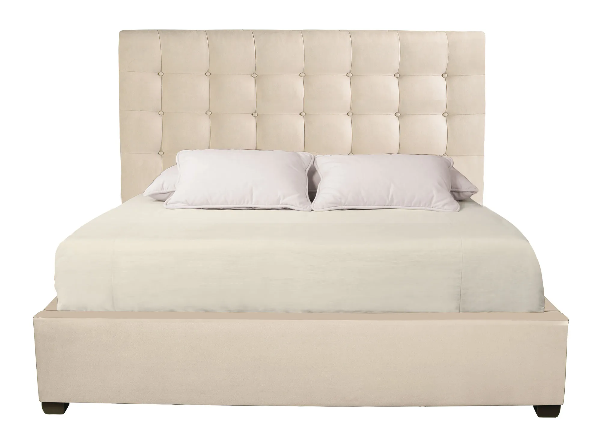 Avery Button-Tufted Bed (66" H) 