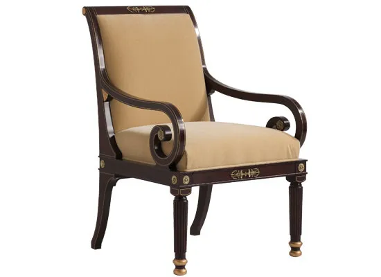 Scroll Arm Lounge Chair