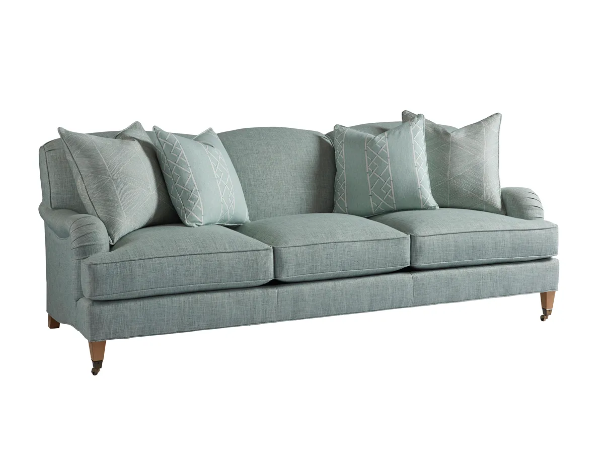 Barclay Butera Upholstery Sydney Sofa With Brass Caster