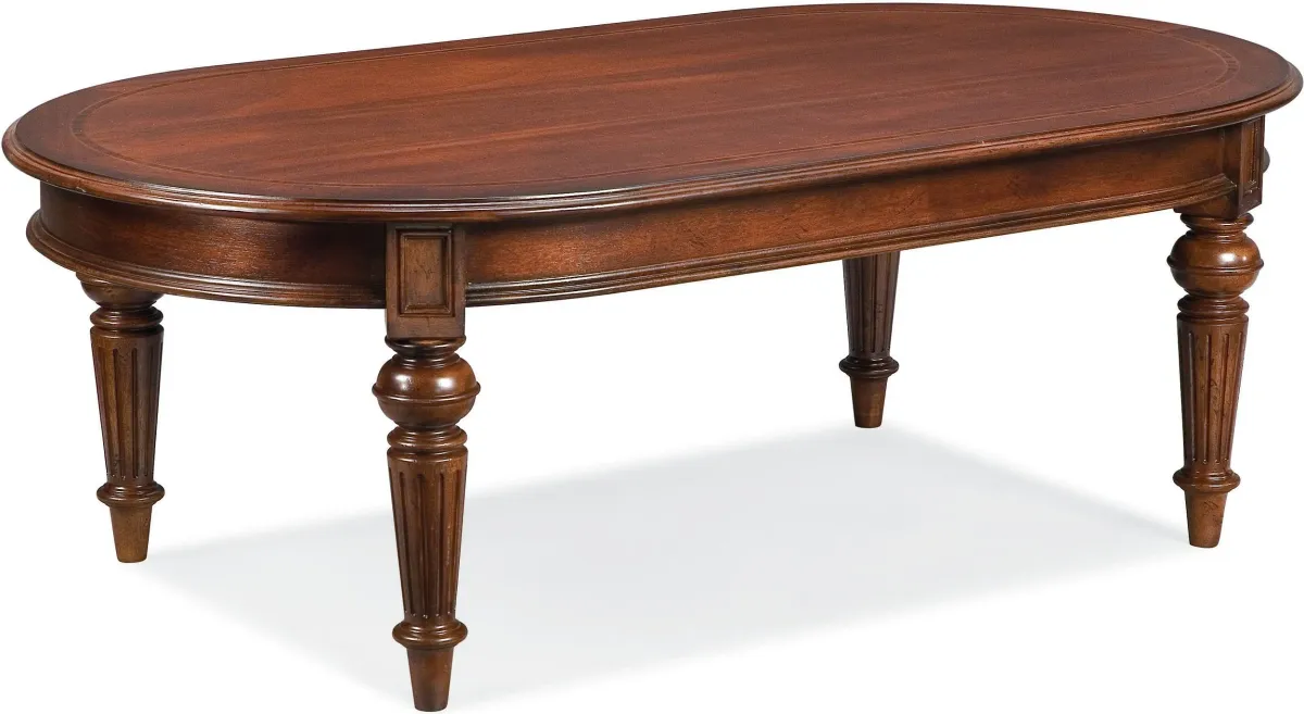 Fredericksburg Oval Cocktail Table