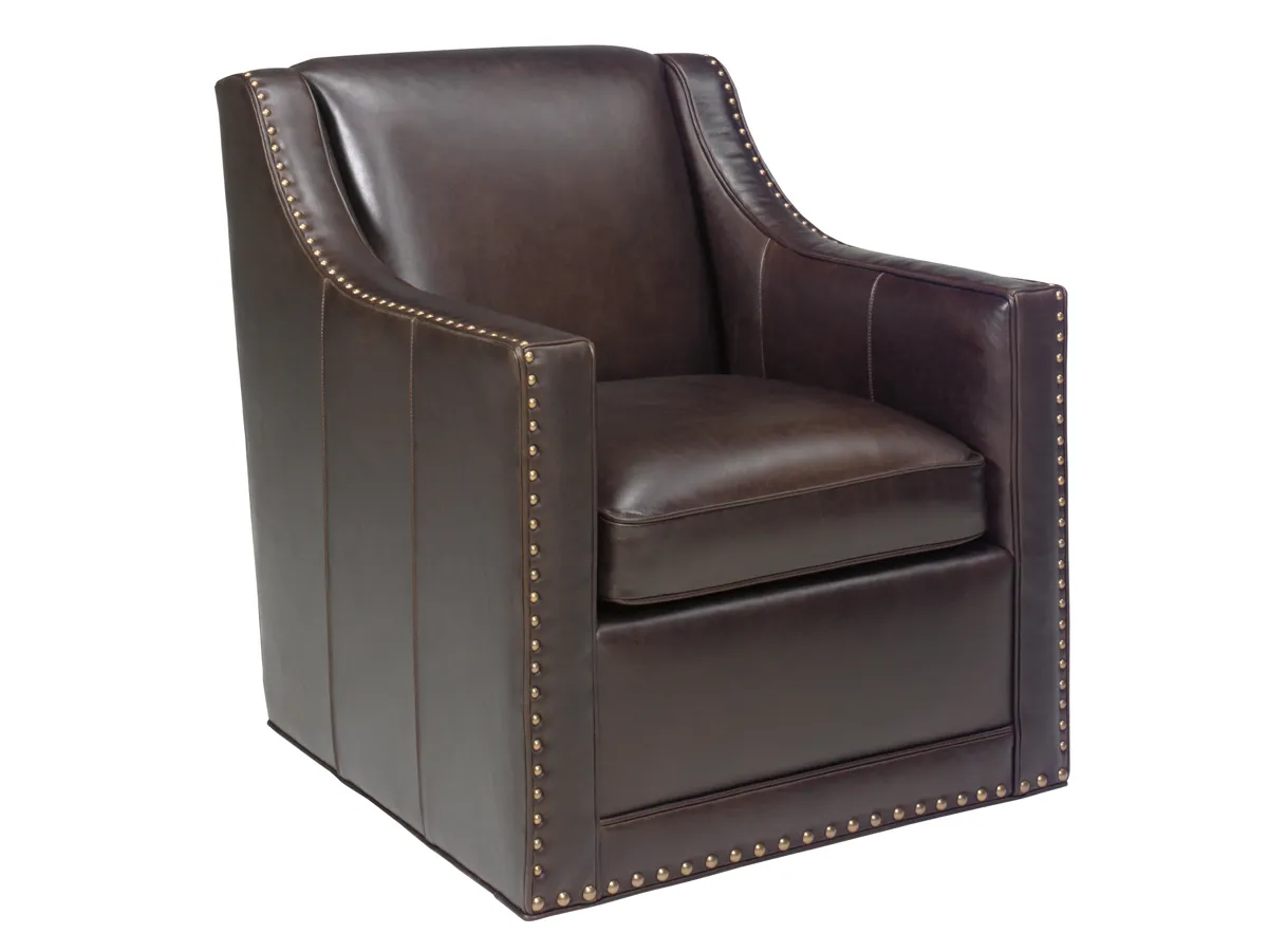 Lexington Leather Barrier Leather Swivel Chair