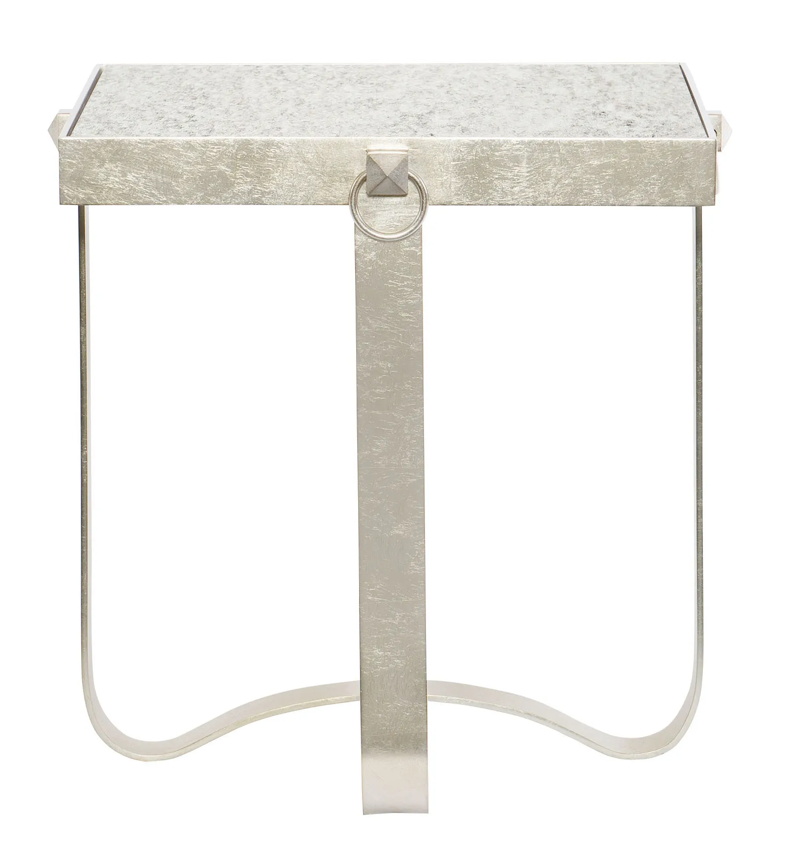 Portia Metal Round End Table