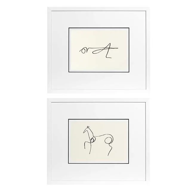 Prints Pablo Picasso set of 2