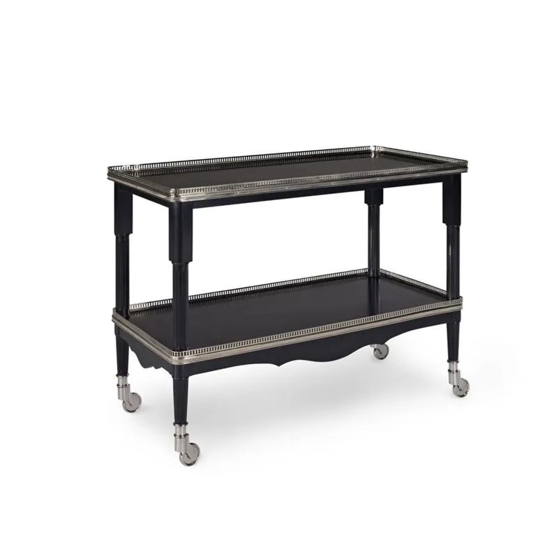 ONE FIFTH DRINKS TROLLEY - BLACK