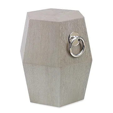 Ambella Hexagonal Accent Table Champagne
