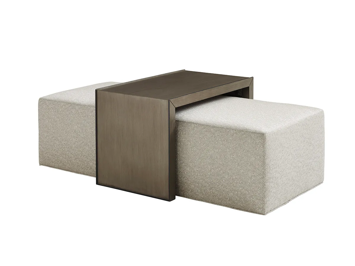 Ariana Savona Cocktail Ottoman With Slide