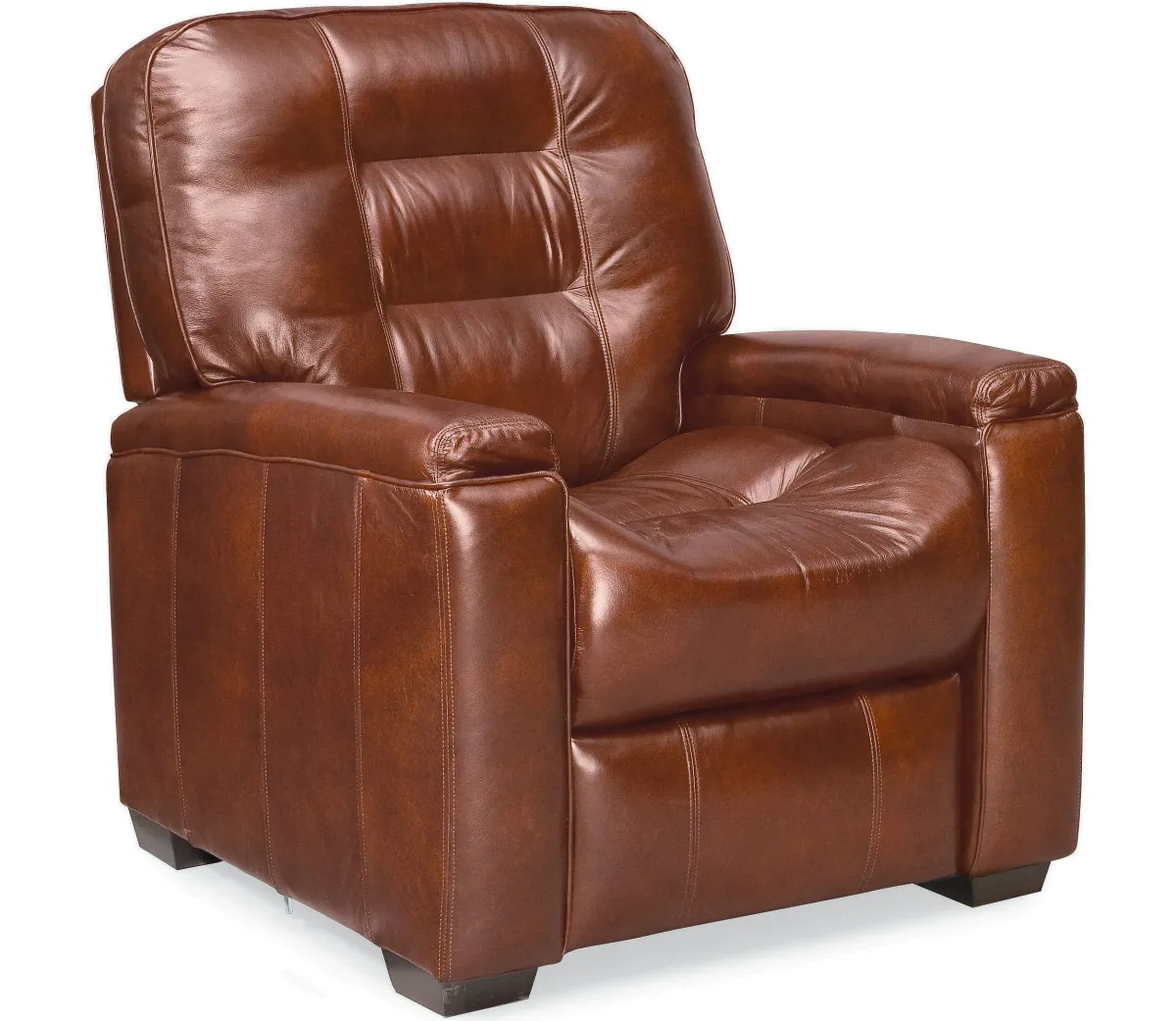 Latham Media Recliner No Cup Holder (Manual) (Leather)