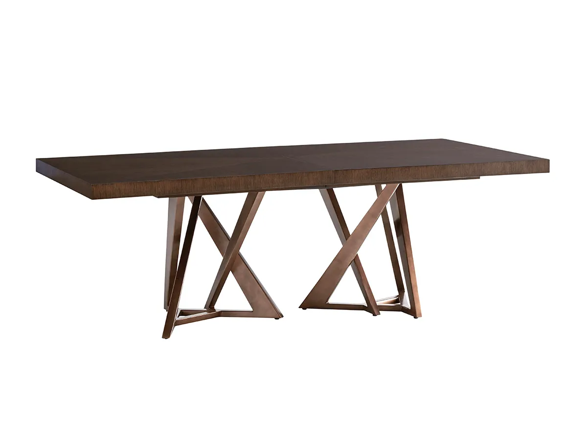 Zavala Loggia Rectangular Double Pedestal Dining Table