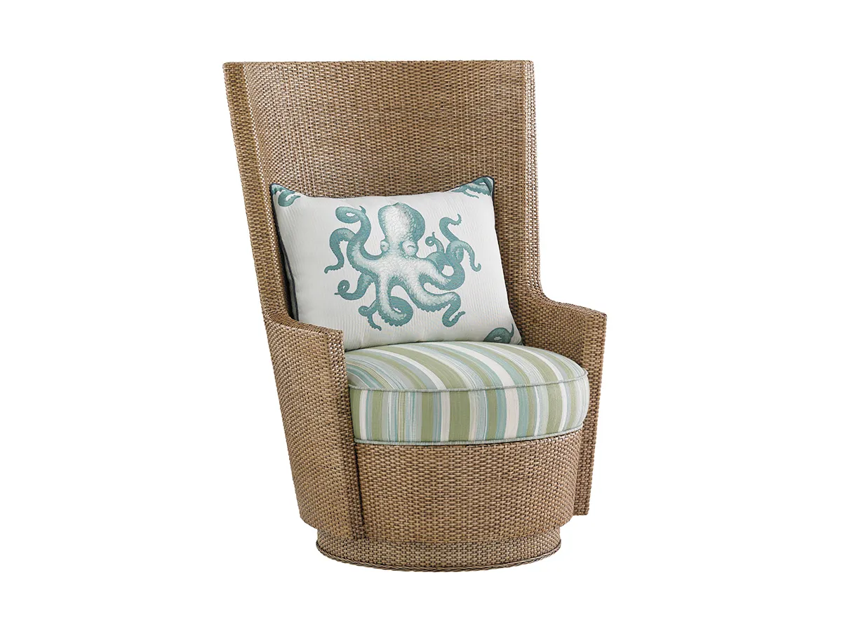 Twin Palms Lago Mar Swivel Chair
