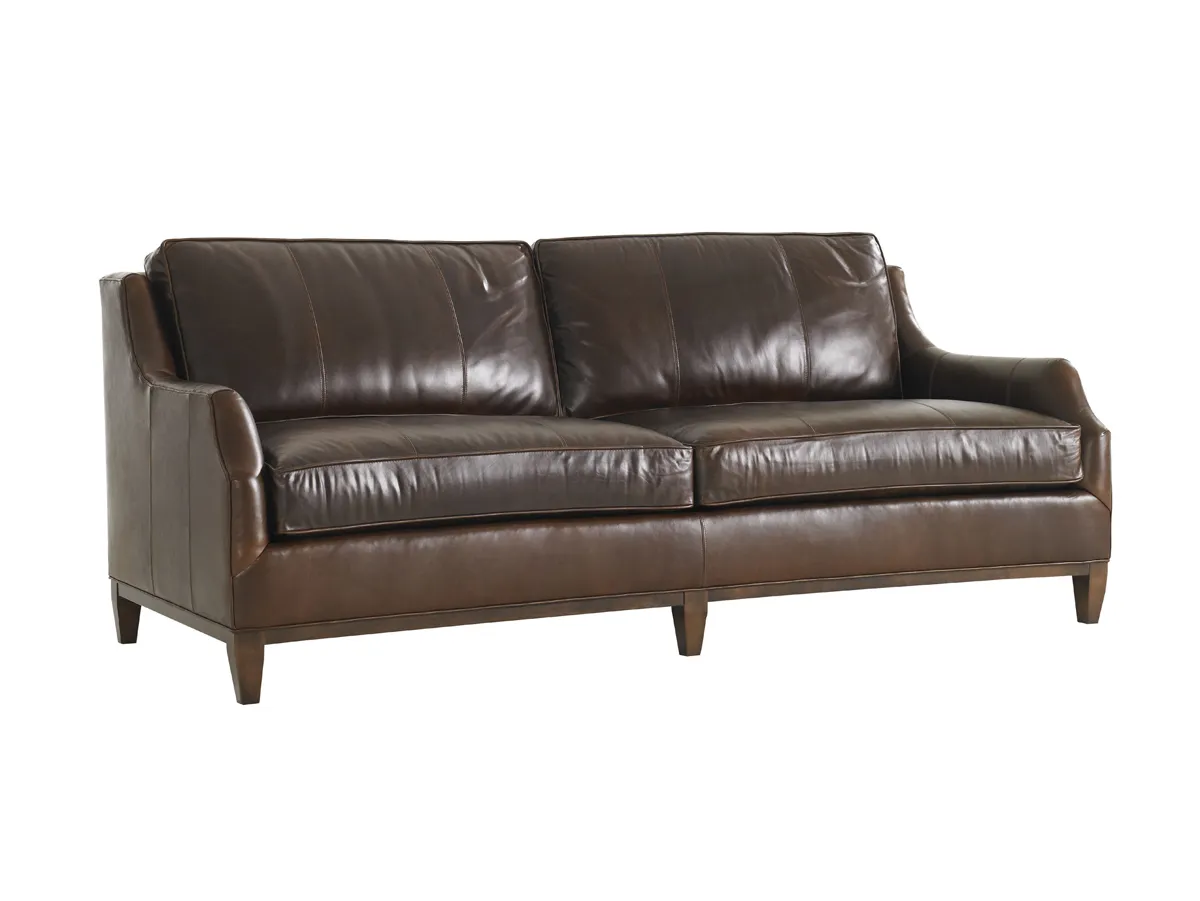 Tower Place Conrad Leather Sofa