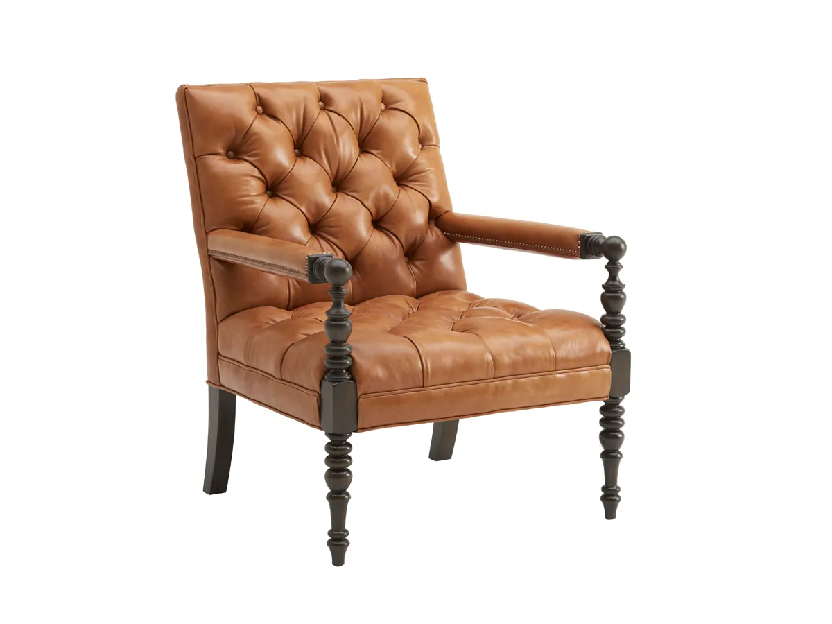 Barclay Butera Upholstery Belcourt Leather Chair