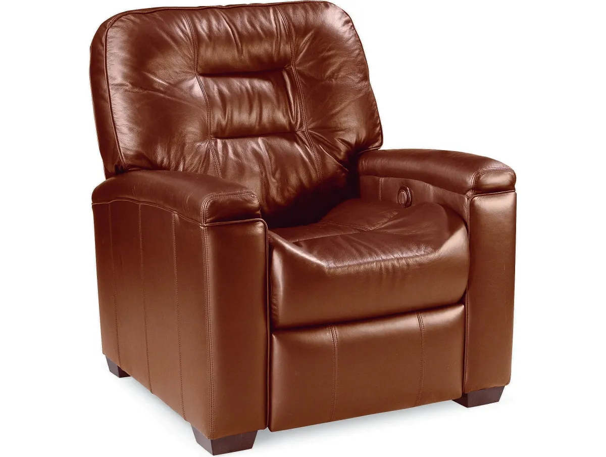 Latham Media Recliner No Cup Holder (Motorized) (Leather)