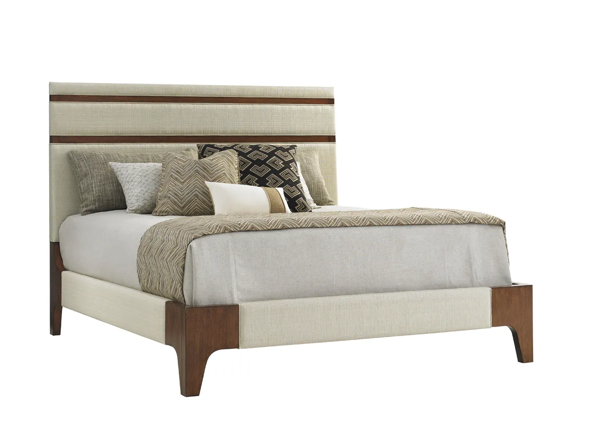 Island Fusion Mandarin Upholstered Panel Bed