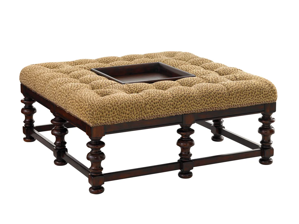 Tommy Bahama Upholstery Heather Cocktail Ottoman