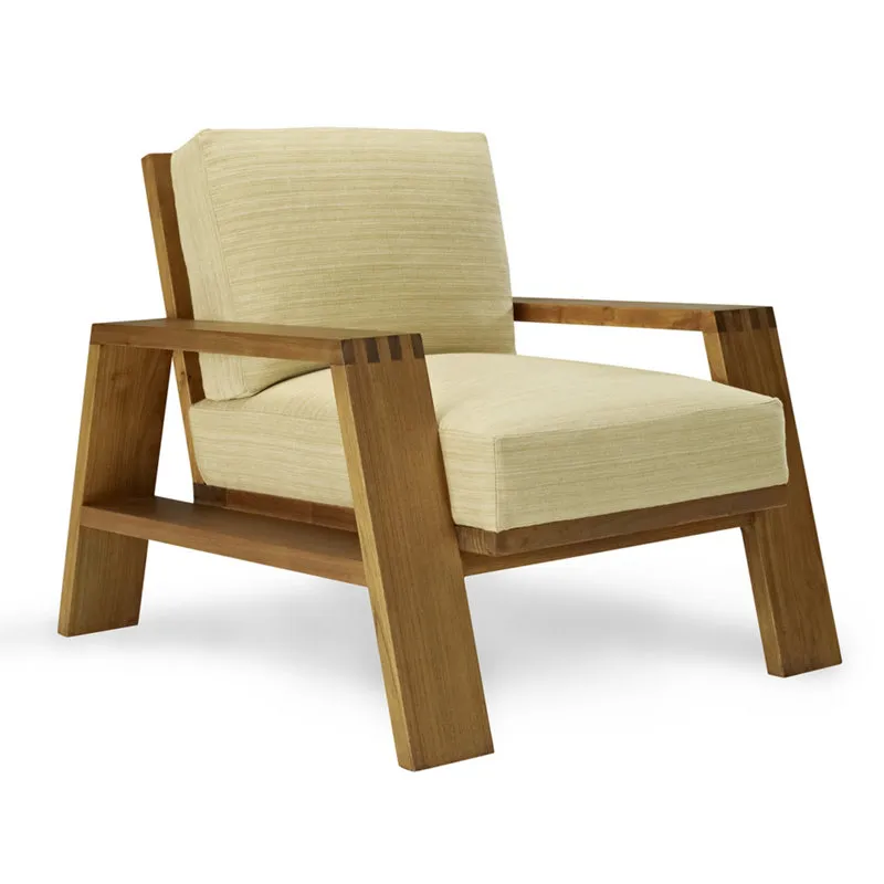 DESERT MODERN WOOD CLUB CHAIR
