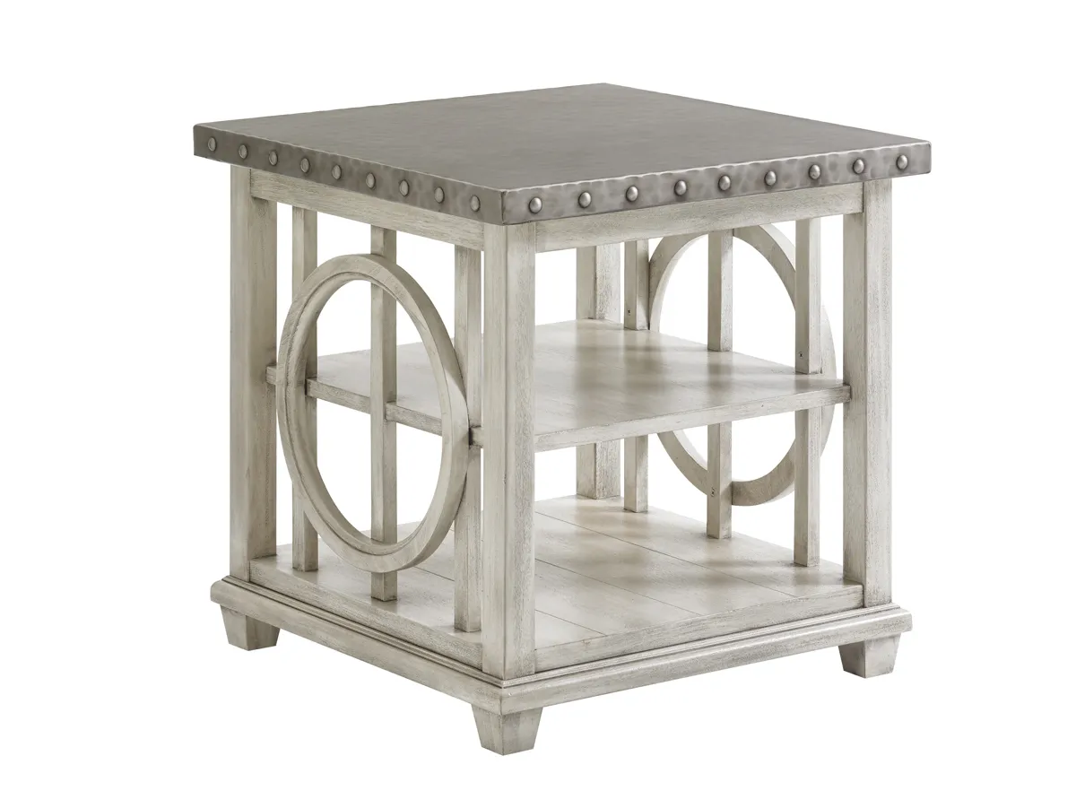 Oyster Bay Lewiston Square Lamp Table