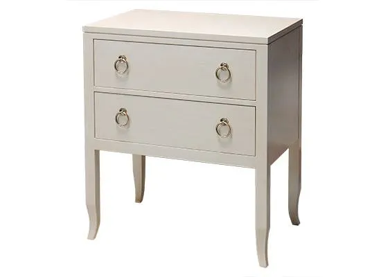 Two Drawer Side Table