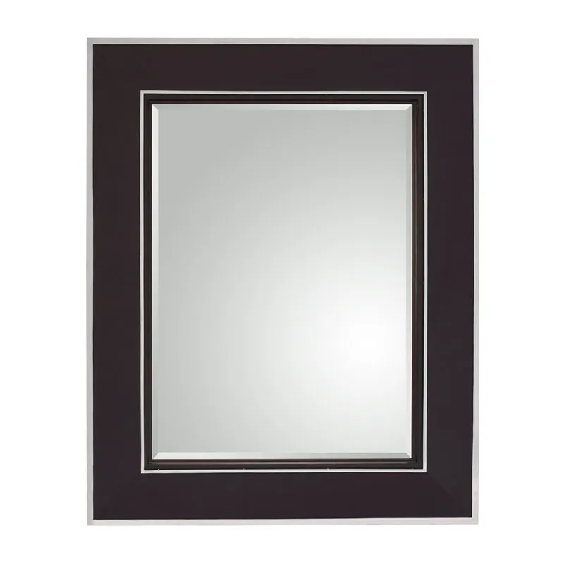 RANDOLPH MIRROR - CHOCOLATE LEATHER
