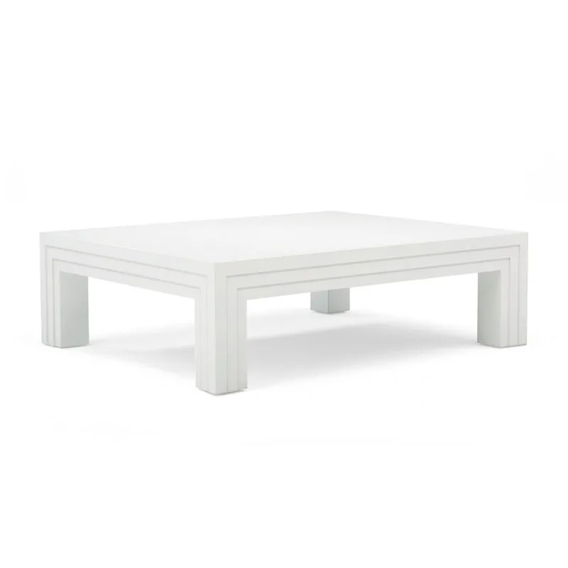 COTE D'AZUR COCKTAIL TABLE - WHITE LACQUER