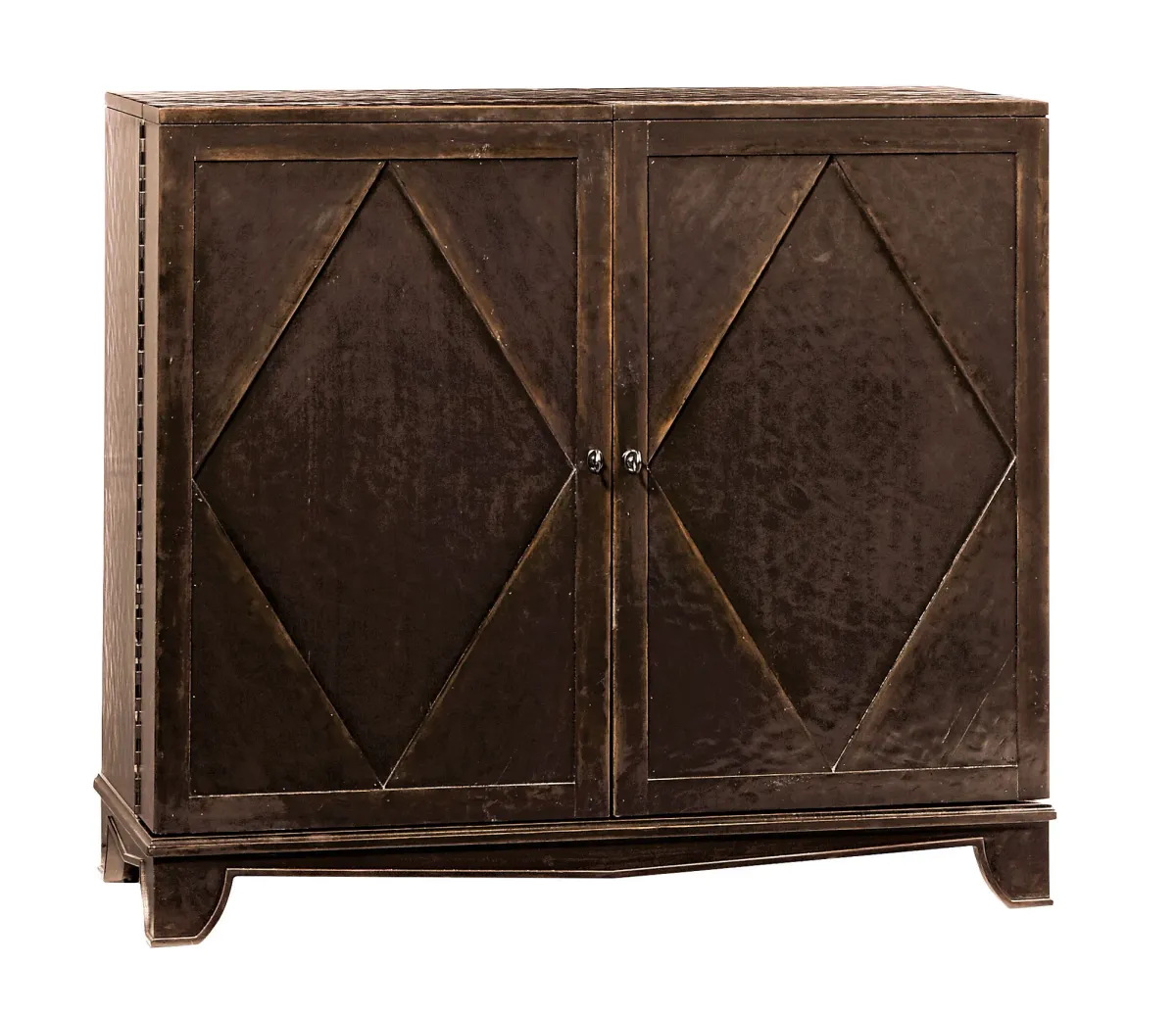 Vintage Patina Bar Cabinet 