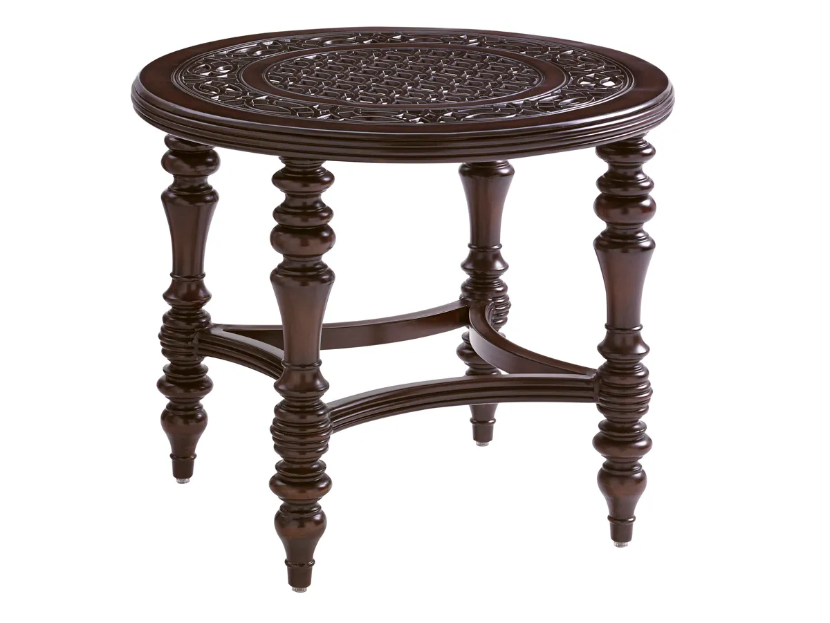 Black Sands Round End Table