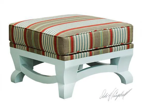 Waterfront Ottoman by Dale Campbell