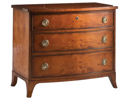 Regency Bow-Front Chest of Drawers