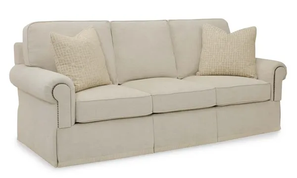 Studio C Sofa Straight Cushion Raised Panel