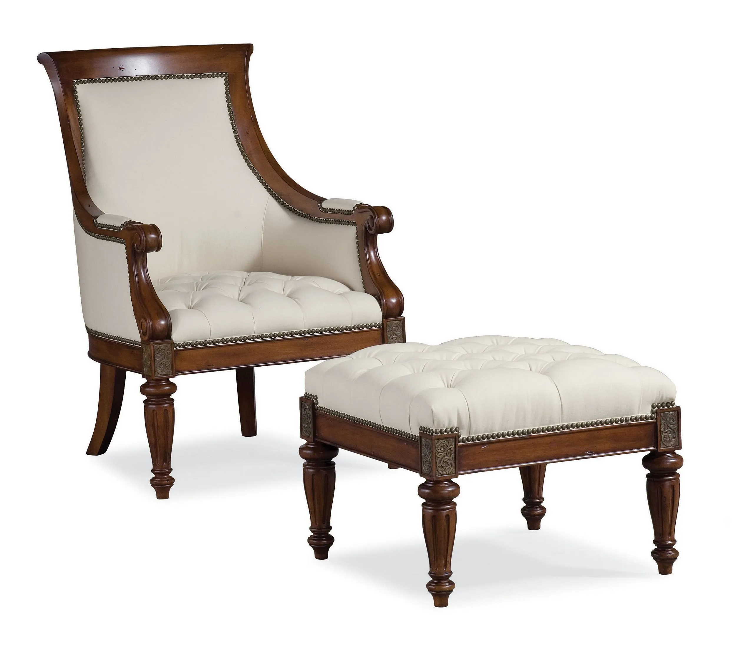 Ernest Hemingway® Anson Ottoman (Fabric)