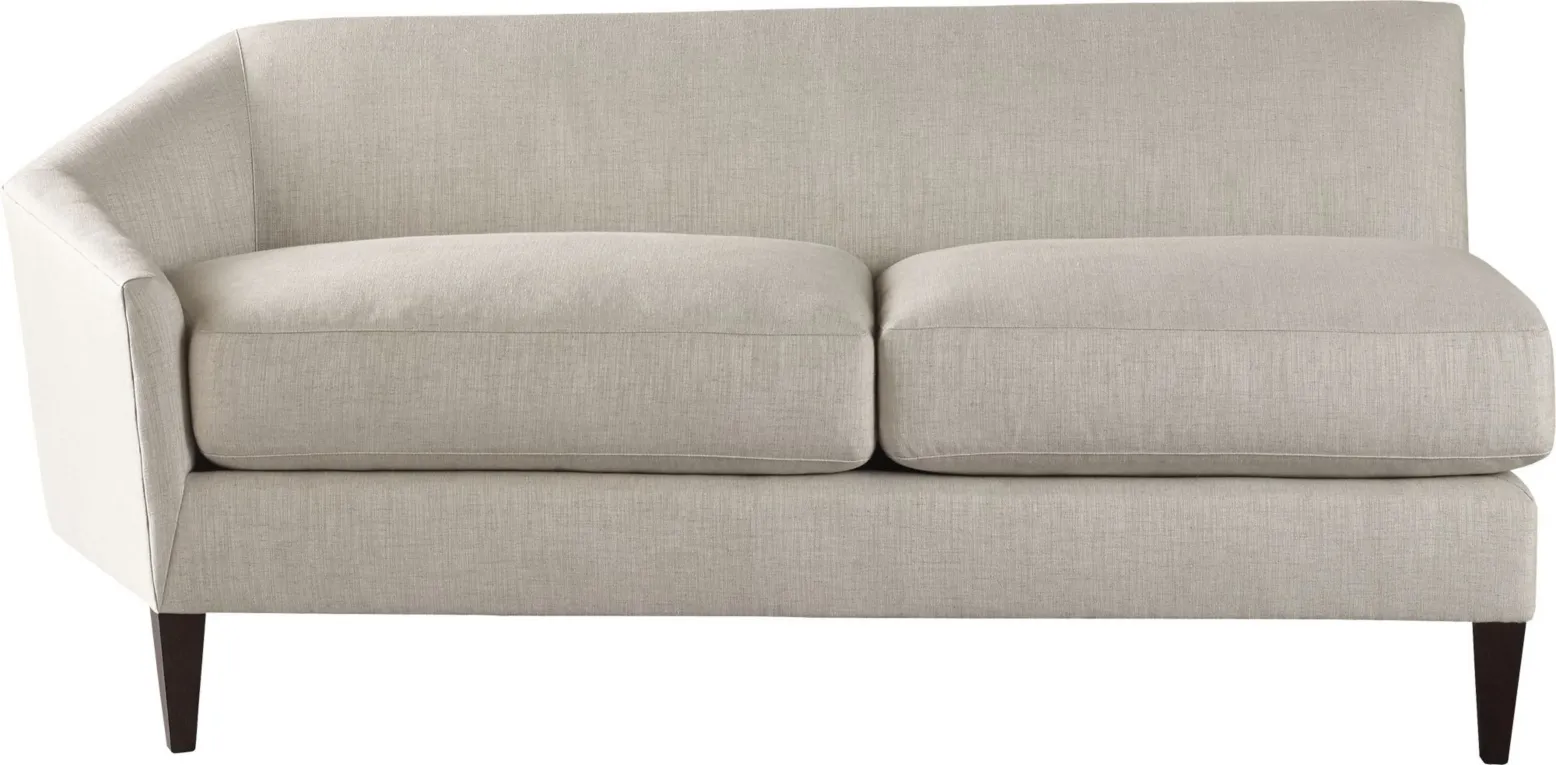 Diamond One Arm Loveseat