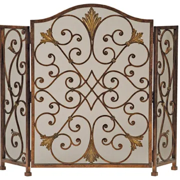 Rockefeller 3-Panel Fireplace Screen