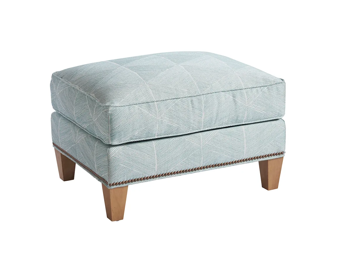 Barclay Butera Upholstery Watermill Ottoman