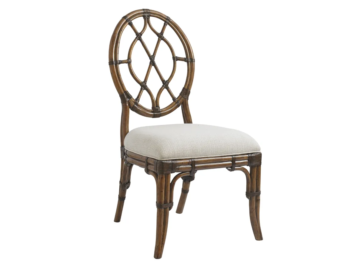 Bali Hai Cedar Key Oval Back Side Chair