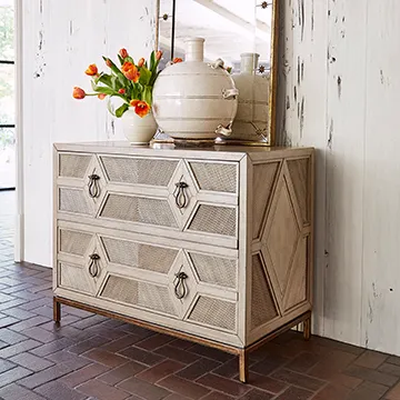 Diamond Two Drawer Cabinet